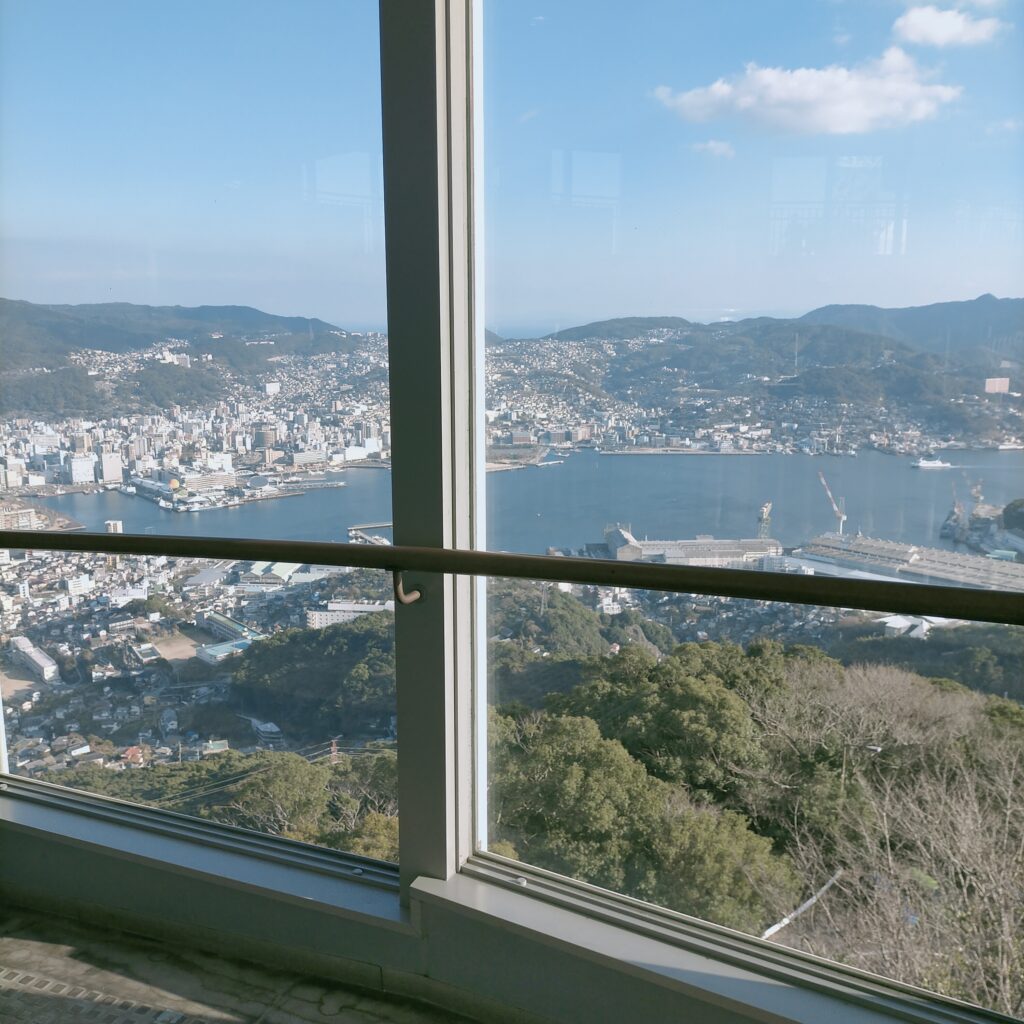 稲佐山展望台内景色