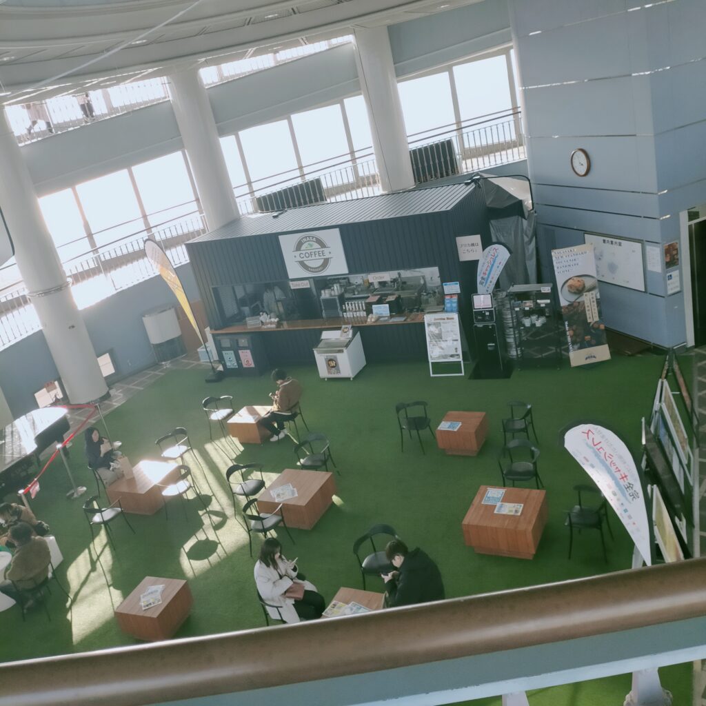 稲佐山展望台のカフェ