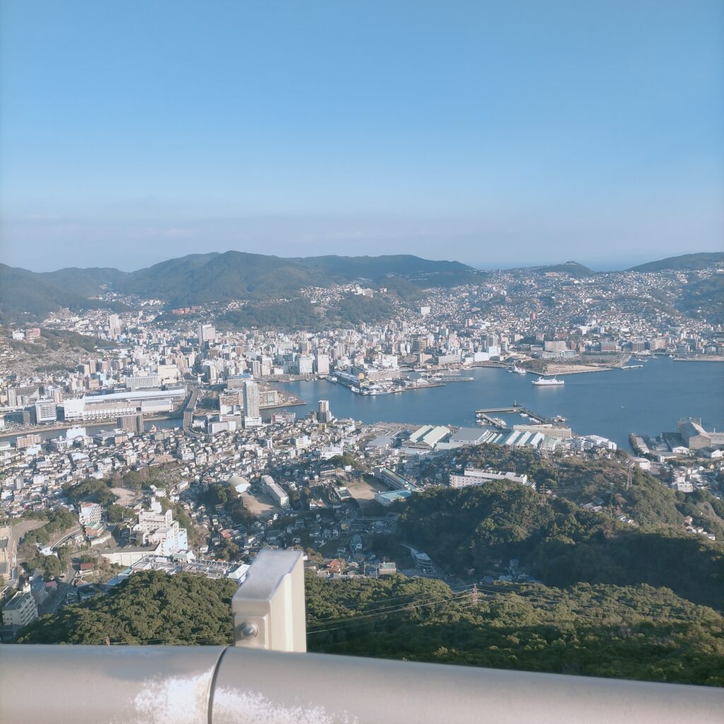 稲佐山展望台の景色（昼）